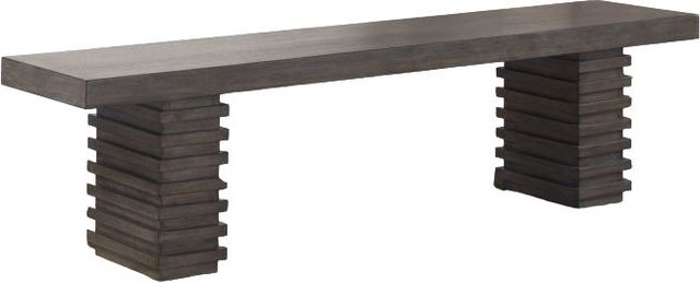 Steve Silver Co. Mila Washed Grey Bench-0