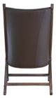 Elements International Hunter 2-Piece Brown Chair and Ottoman Set-4