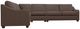 La-Z-Boy® Charlie Cognac Leather Sectional with Custom Layout Options-2
