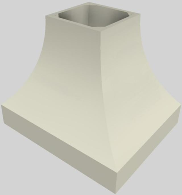 Vent-A-Hood® Designer Series 36" Biscuit Island Range Hood-2