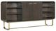 Hooker® Furniture Commerce and Market Metropolitan Dark Wood/Gold Credenza-0