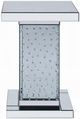 ACME Furniture Nysa Mirrored End Table with Faux Crystal Accent-1