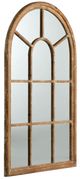 A & B Home Brown/Whitewash Large Arched Accent Mirror-0