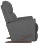 La-Z-Boy® Rowan Graphite Leather Manual Rocking Recliner-3