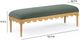 TOV Furniture Oodle Green/Natural Bench-2