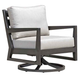 Ratana Lucia Ash Grey Aluminum Swivel Rocker-0