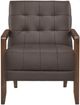 Homelegance® Crafton Dark Brown Chair-2
