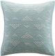 Olliix by INK+IVY Blue Cario Embroidered Square Pillow-0