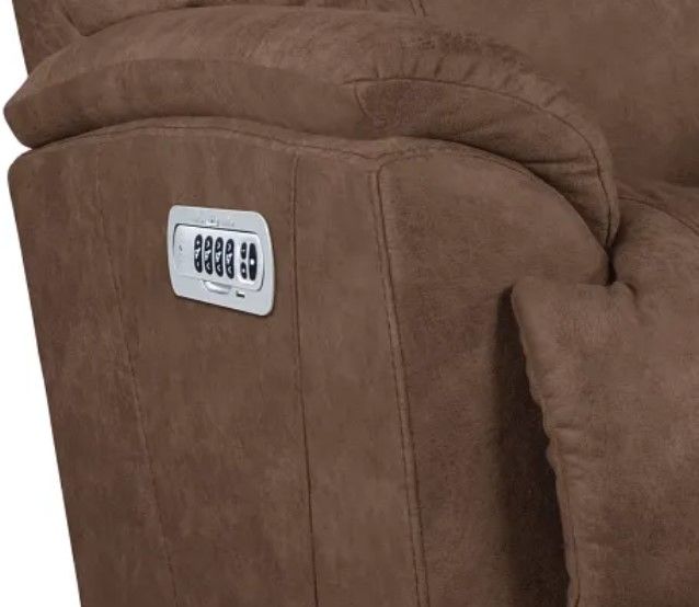 La-Z-Boy® Trouper Whiskey Power Wall Recliner with Headrest and Lumbar-2