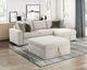 Homelegance® Isla 3-Piece Sage Sand Sectional with Convertible and Reversible Chaise-1