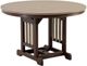 Nature's Best Furniture Customizable 48" Polyethylene Outdoor Round Bar Dining Table-0