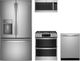 GE Profile™ 4 Piece Stainless Steel Gas Kitchen Package-0