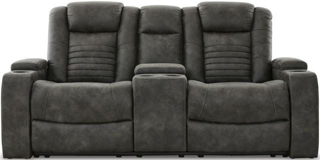 Signature Design by Ashley® Soundcheck Storm Power Reclining Loveseat-2
