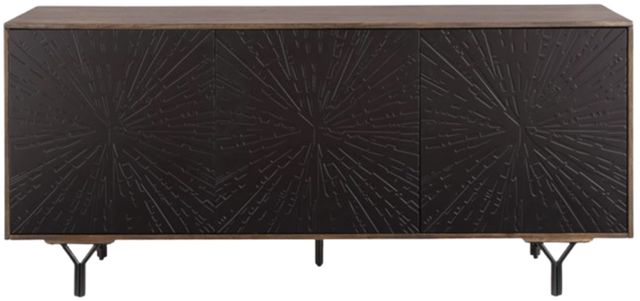Signature Design by Ashley® Lavinmont Multi Brown Accent Cabinet-1