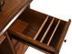 TEI Burnish Walnut Brown 60" Flat Top Desk with USB Power Outlet-1