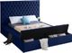 Meridian Furniture Bliss Navy Velvet Full Bed-2