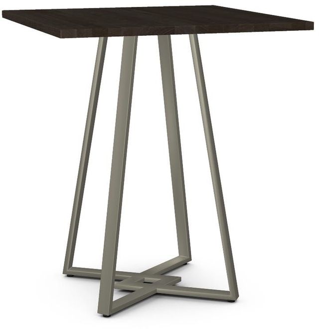 Amisco Customizable Dirk Solid Birch Square Bar Table-0