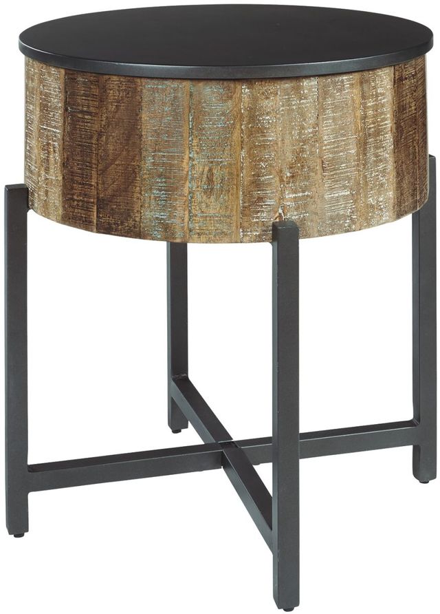 Signature Design by Ashley® Nashbryn 2-Piece Gray/Brown Living Room Tables Set-2