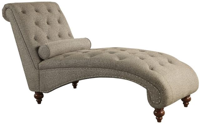 Homelegance® Bonne Brown Chaise-0