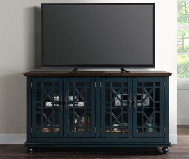 Martin Svensson Elegant Brown/Palisades Blue Media Console-1