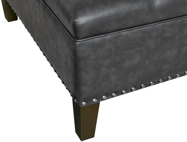 Olliix by Madison Park Lindsey Charcoal Square Cocktail Ottoman-2