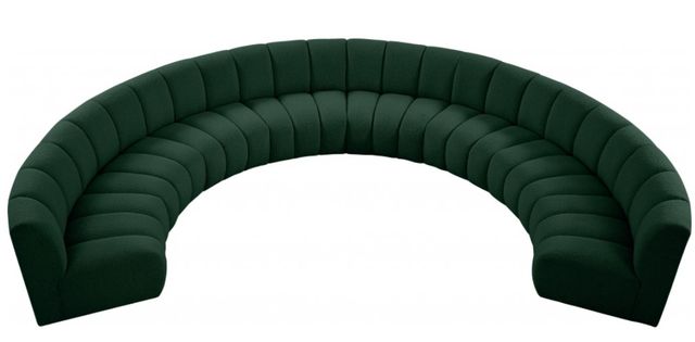 Meridian Furniture Infinity 8-Piece Green Modular Sectional Set-1
