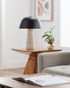 Surya Fes Black/Natural Beige Table Lamp-5