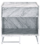 ACME Furniture Azrael Chrome/White Nightstand-3