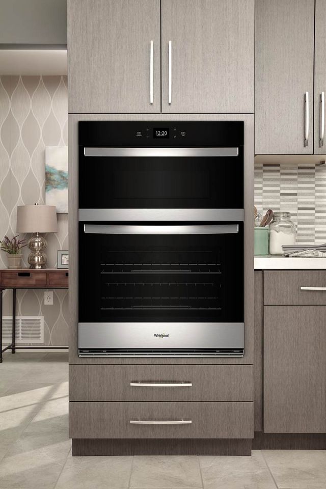 Whirlpool® 30" FingerPrint Resistant Stainless Steel Oven/Microwave Combination Electric Wall Oven-5