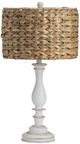 Crestview Collection Palmer White Candlestick Lamp-0
