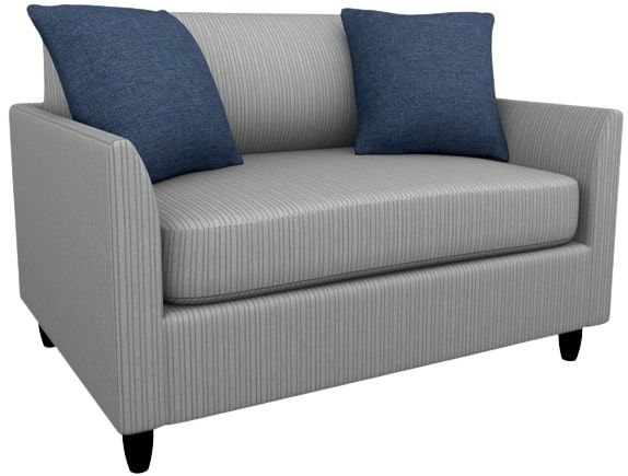 Best® Home Furnishings Customizable Bayment Chair and a Half with Memory Twin Sleeper and Espresso Leg