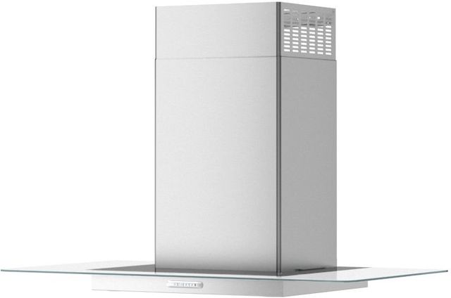 Whirlpool® 36" Stainless Steel Flat Glass Wall Mount Range Hood-3