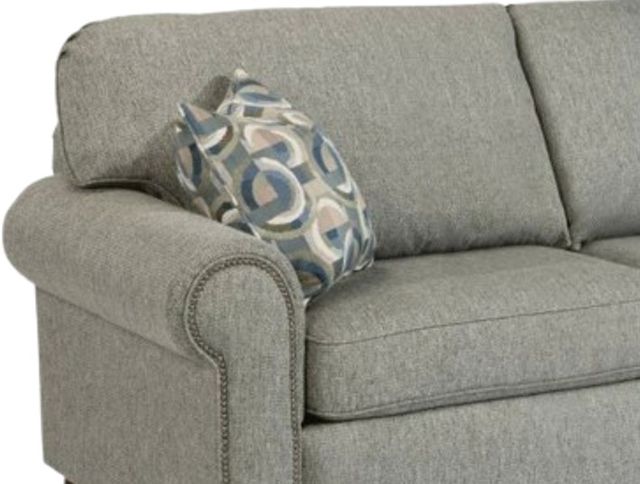 Flexsteel® Preston Light Gray Full Sleeper Sofa-1