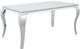 Coaster® Carone White Glass Top 61" Dining Table with Chrome Legs-0