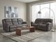 Enzo Gray Console Loveseat-1