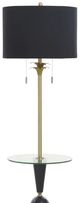 Stylecraft Satin Black Floor Lamp-1