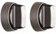 Wolf® M-Series Pro 2-Piece Brushed Stainless Steel Knob Kit-0