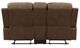 Homelegance® Glendale Brown Double Manual Glider Reclining Loveseat-4
