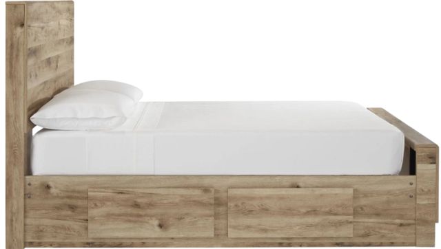 Signature Design by Ashley® Hyanna Tan Brown Youth Twin Storage Panel Bed-3