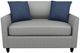 Best® Home Furnishings Customizable Bayment Chair and a Half with Memory Twin Sleeper and Espresso Leg-1