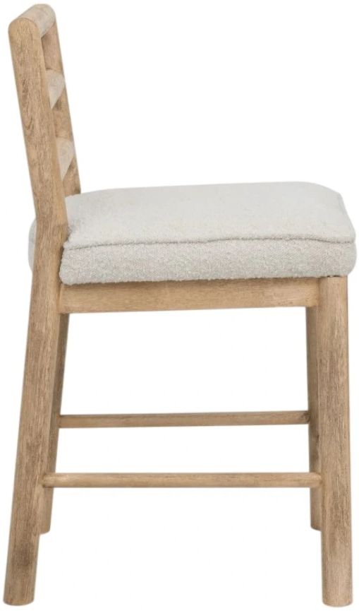Modus Furniture Dorsey Ricotta Ladder Back Counter Stool-3
