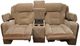 Signature Design by Ashley® Mixed Motion Brownstone Power Reclining Loveseat-3