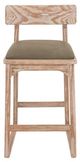 International Furniture Direct Balam Gray/Stained White 24" Barstool-1