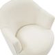 TOV Furniture Skyla Cream Swivel Accent Chair-5