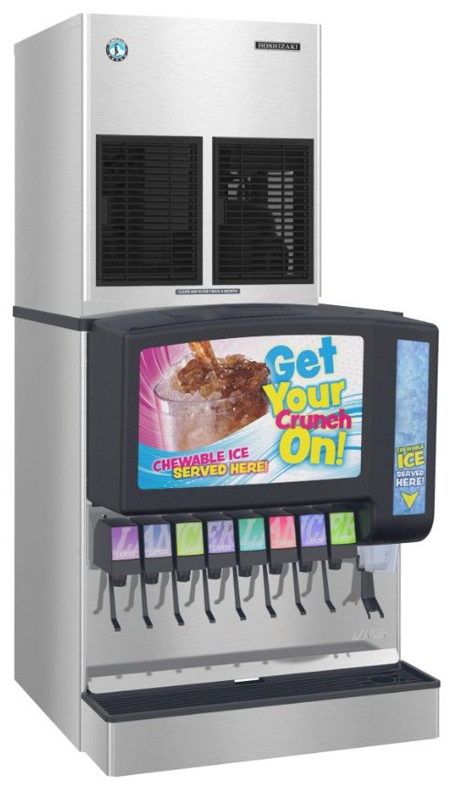 Hoshizaki Cubelet 22" 622 lb. Stainless Steel Water-Cooled Icemaker-1