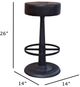 Nest Home Collections Gavin Black Counter Stool-2