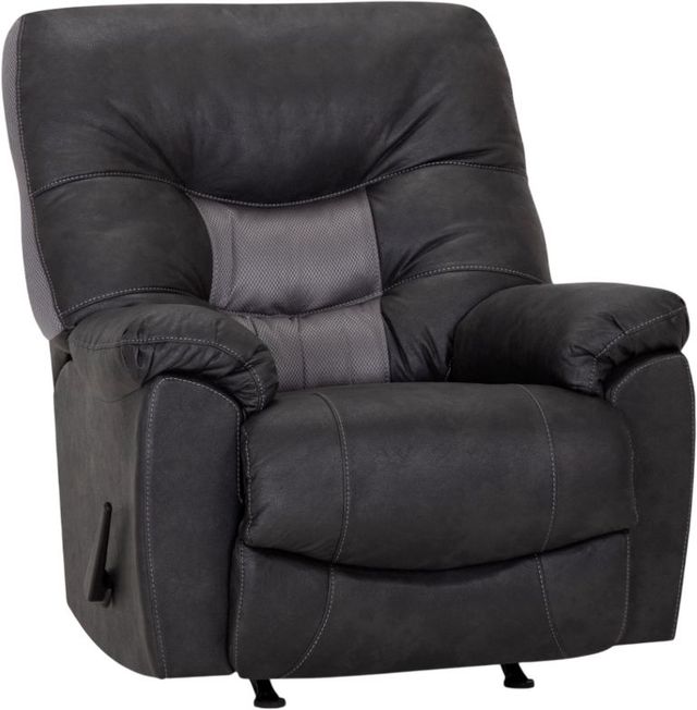 Franklin™ Trilogy Commodore Charcoal Airflow Manual Recliner-0