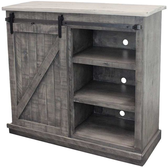 American Heartland Manufacturing Rustic Two Tone 47" Tall Quaint TV Stand-3