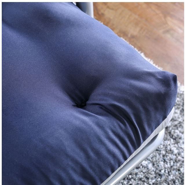 Furniture of America® Aksel Gray/Navy Futon Mattress-2