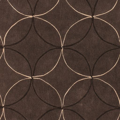 Surya Cosmopolitan Dark Brown 5'x8' Area Rug-1